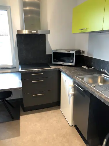 intérieur de studio équipé à montbeliard