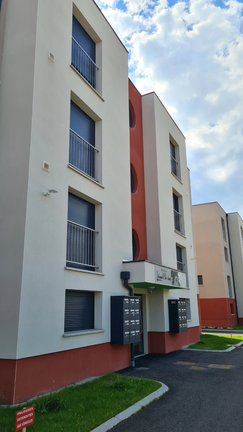 extérieur de la résidence étudiante à montbeliard