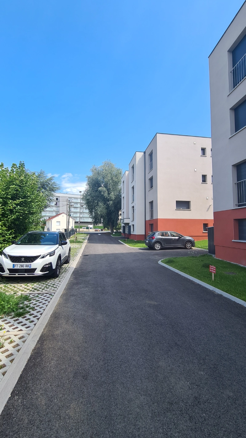 extérieur de la résidence étudiante à montbeliard